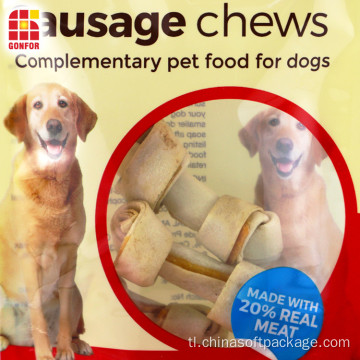 Sausage Chews Pet Food Packaging Stand-Up Pouch